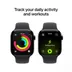 Apple Watch Series 11 GPS 42mm Jet Black Aluminium Case met Black Sport Band - M/L Zwart