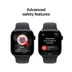 Apple Watch Series 11 GPS 42mm Jet Black Aluminium Case met Black Sport Band - S/M Zwart
