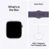 Apple Watch Series 11 GPS 42mm Silver Aluminium Case met Purple Fog Sport Band - S/M Zilver
