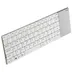 Rapoo E2710 Draadloos multimedia toetsenbord met touchpad Wit