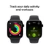 Apple Watch Series 11 GPS 46mm Jet Black Aluminium Case met Black Sport Band - M/L Zwart