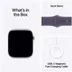 Apple Watch Series 11 GPS 46mm Silver Aluminium Case met Purple Fog Sport Band - M/L Zilver