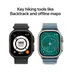 Apple Watch Ultra 3 GPS + Cellular 49mm met Milanese Loop - Small Zwart