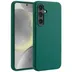 Accezz Liquid Silicone Backcover met MagSafe voor Samsung Galaxy S24 FE Groen