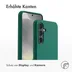 Accezz Liquid Silicone Backcover met MagSafe voor Samsung Galaxy S24 FE Groen