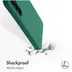Accezz Liquid Silicone Backcover met MagSafe voor Samsung Galaxy S24 FE Groen