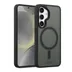Accezz Rugged Frosted MagSafe Backcover voor Samsung Galaxy S25 Zwart