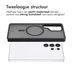 Accezz Rugged Frosted MagSafe Backcover voor Samsung Galaxy S25 Ultra Zwart