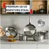 Tefal Set KP 24/28 cm (zonder coating)