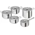 Tefal Set 5-delig (hoge kookpan 22 steelpan 18 kookpan 16/20/24)