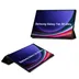 Accezz Trifold Bookcase Samsung Galaxy Tab S9 Ultra Zwart