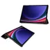 Accezz Trifold Bookcase Samsung Galaxy Tab S9 Plus Zwart