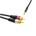 Oehlbach SL AUDIO CABLE 3.5 - 2xRCA 2,0 M Zwart