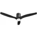 Hombli Smart Ceiling Fan & Light - Black & Black Wood