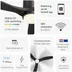 Hombli Smart Ceiling Fan & Light - Black & Black Wood