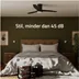 Hombli Smart Ceiling Fan & Light - Black & Black Wood