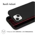 Accezz Color Backcover iPhone 15 Zwart