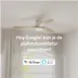 Hombli Smart Ceiling Fan & Light - White & Light Wood