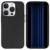 Accezz Color Backcover iPhone 15 Pro Zwart