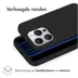 Accezz Color Backcover iPhone 15 Pro Zwart