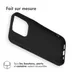 Accezz Color Backcover iPhone 15 Pro Zwart