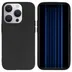 Accezz Color Backcover iPhone 15 Pro Zwart