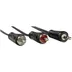 Hama AUDIOKABEL, 3,5-MM-JACK-STEKKER - 2 CINCH-STEKKER, STEREO, 1,5 M