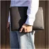 Accezz Leather hoes voor MacBook 15 inch Zwart