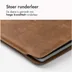 Accezz Leather hoes voor MacBook 15 inch Lichtbruin