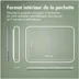 Accezz Leather hoes voor MacBook 15 inch Lichtbruin