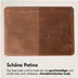 Accezz Leather hoes voor MacBook 15 inch Lichtbruin