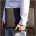 Accezz Leather hoes voor MacBook 16 inch Zwart