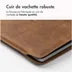 Accezz Leather hoes voor MacBook 16 inch Lichtbruin