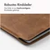 Accezz Leather hoes voor MacBook 16 inch Lichtbruin