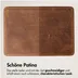 Accezz Leather hoes voor MacBook 16 inch Lichtbruin