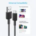 Anker 322 USB-A to USB-C Cable Nylon 1.8M Zwart