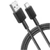 Anker 322 USB-A to USB-C Cable Nylon 1.8M Zwart