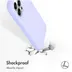 Accezz Liquid Silicone voor Apple iPhone 13 Pro Paars