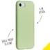 Accezz Liquid Silicone voor Apple iPhone SE (2022 / 2020) / 8 / 7 Lichtgroen