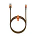 Xtorm Xtreme USB-A / Lightning kabel 1,5m Zwart/oranje