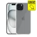 Just in Case Impact Case voor Apple iPhone 15 Transparant