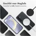 Accezz MagSafe Leather Backcover Samsung Galaxy S24 Plus Zwart