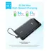 Anker Zolo Power Bank (20 000 mAh 22.5W Built-in USB-C Cable) Zwart