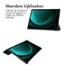 Accezz Trifold Bookcase Samsung Tab S9 FE Plus Zwart