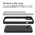 Accezz Rugged Frosted Backcover iPhone 13 Zwart
