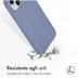 Accezz Liquid Silicone Backcover met MagSafe iPhone 15 Plus Grijs