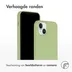 Accezz Liquid Silicone Backcover met MagSafe iPhone 15 Plus Groen