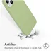 Accezz Liquid Silicone Backcover met MagSafe iPhone 15 Plus Groen