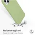 Accezz Liquid Silicone Backcover met MagSafe iPhone 15 Plus Groen