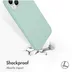 Accezz Liquid Silicone Backcover met MagSafe iPhone 15 Plus Lichtblauw